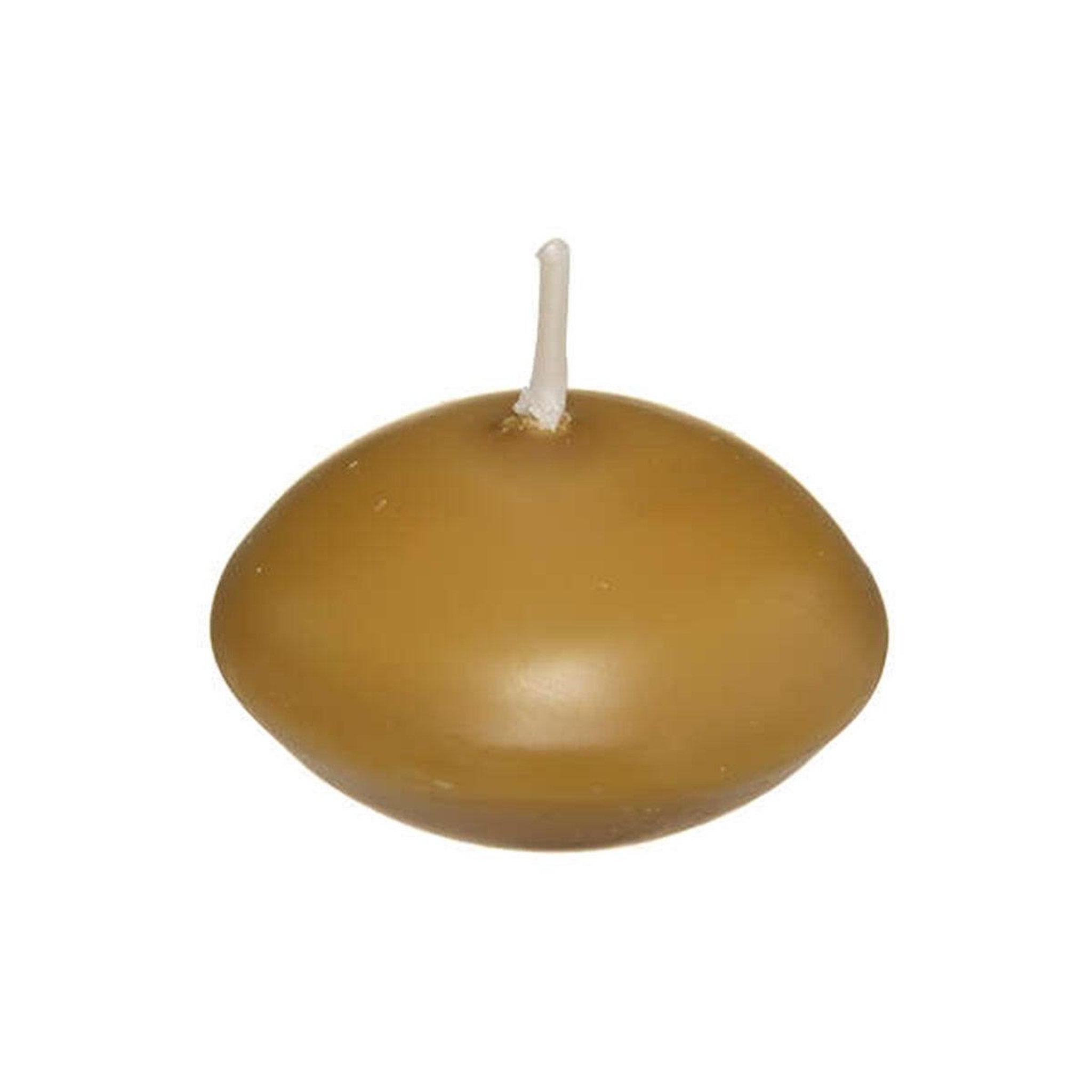 Voir la diapositive 2 : COMPTOIR DE LA BOUGIE Lot de 6 Bougies Flottantes  Basic  4,5cm Jaune