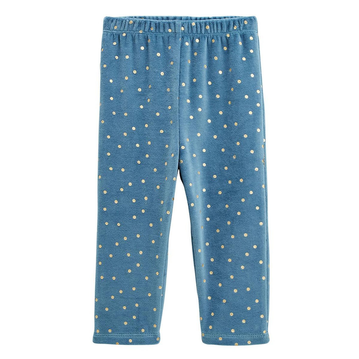 Petit Béguin Pyjama bébé 2 pièces en velours Bichette