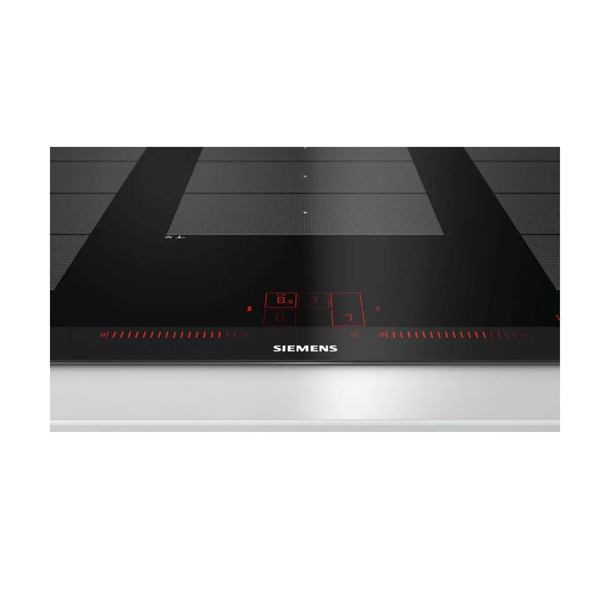 Siemens Table de cuisson induction 90cm 5 feux 11100w noir - EX975LXC1E