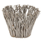 Paris Prix Bougeoir Design en Bois  Branches  38cm Gris