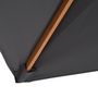 Voir la diapositive 5 : OUTSUNNY Parasol droit rectangulaire de jardin grande taille dim. 3L x 2l x 2,5H m anthracite