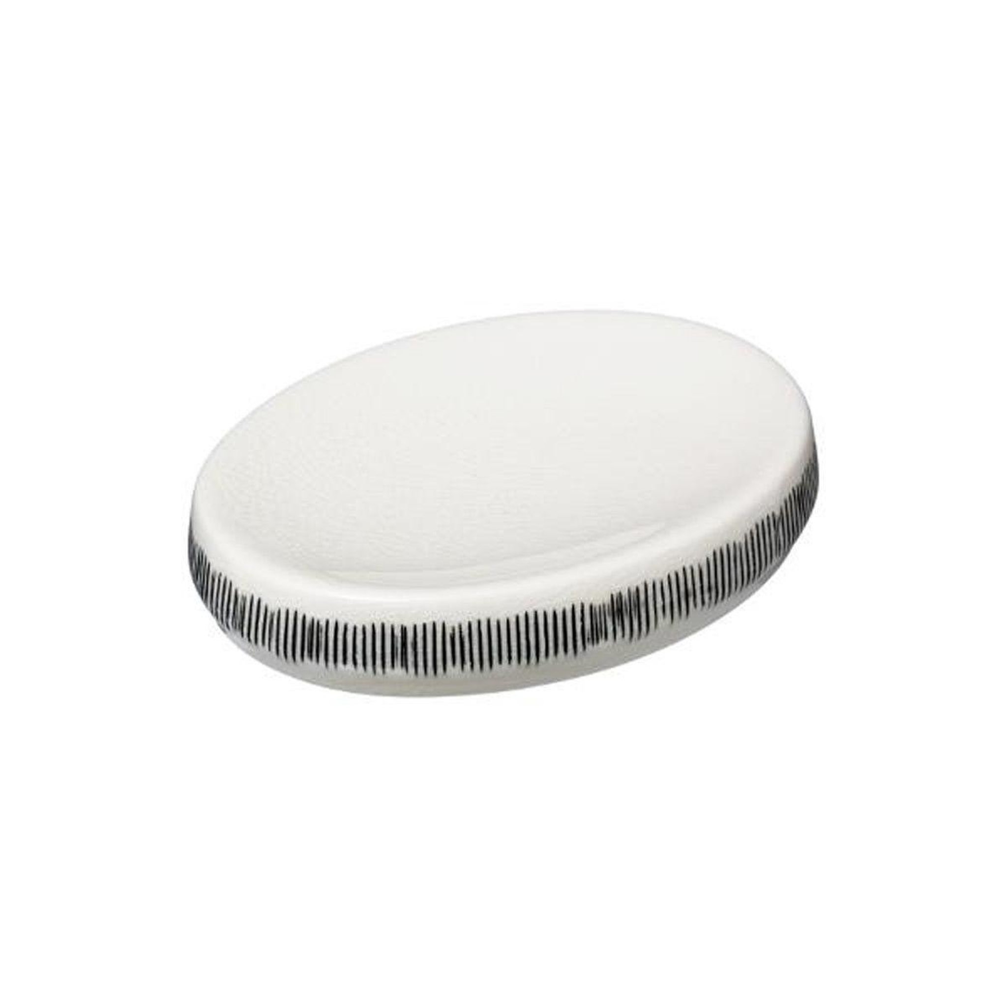 FIVE Porte savon à motifs  masai  12cm blanc