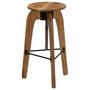 Voir la diapositive 2 : VIDAXL Chaises de bar lot de 2 bois d'acacia solide