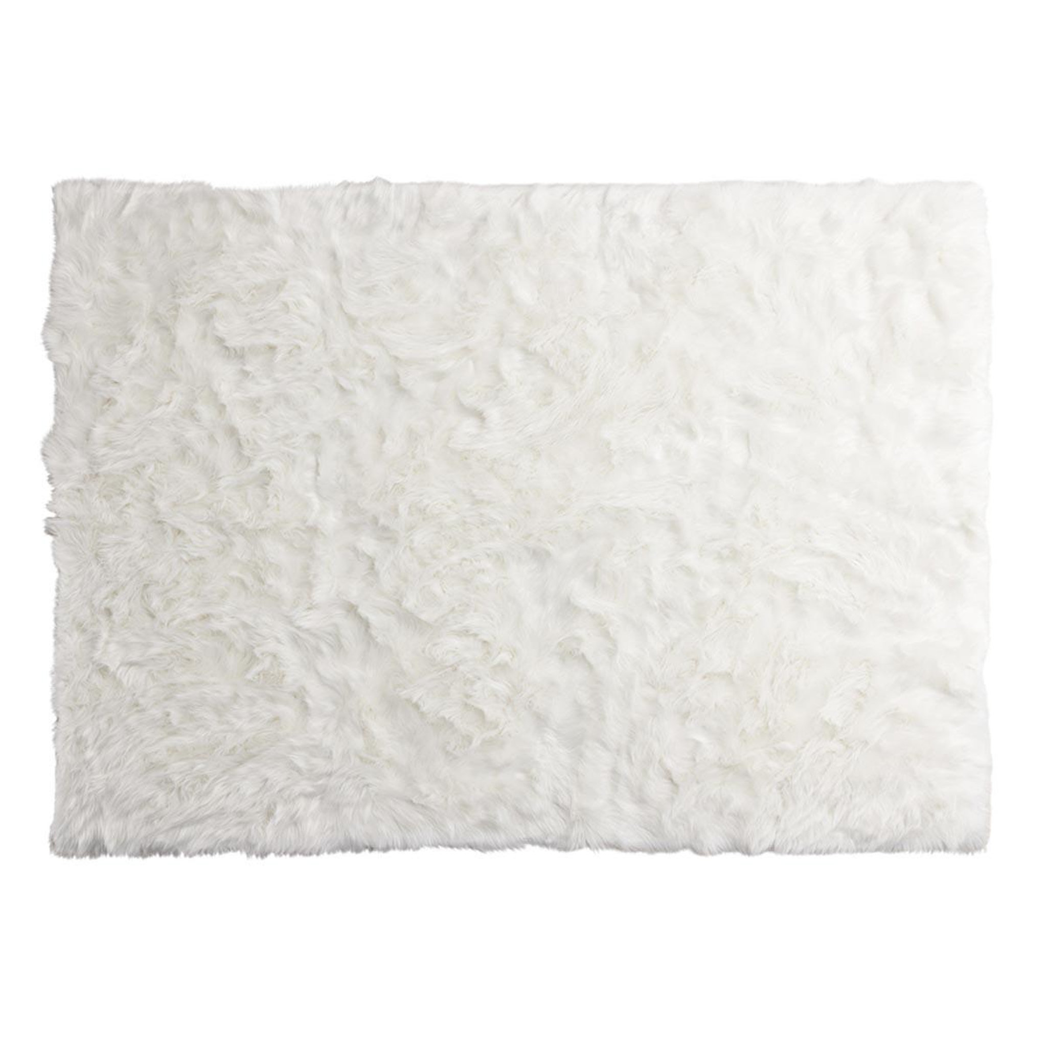 Voir la diapositive 1 : Paris Prix Tapis imitation fourrure  katy  160x230cm blanc