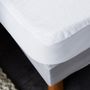 Voir la diapositive 3 : Protège matelas bouclette éponge coton imperméable et absorbant - Forme drap housse QUALITE PLUS
