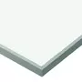 VIDAXL Porte coulissante butees souples Verre ESG aluminium 90x205 cm