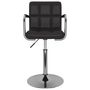 Voir la diapositive 4 : VIDAXL Chaises a manger pivotantes lot de 2 noir similicuir