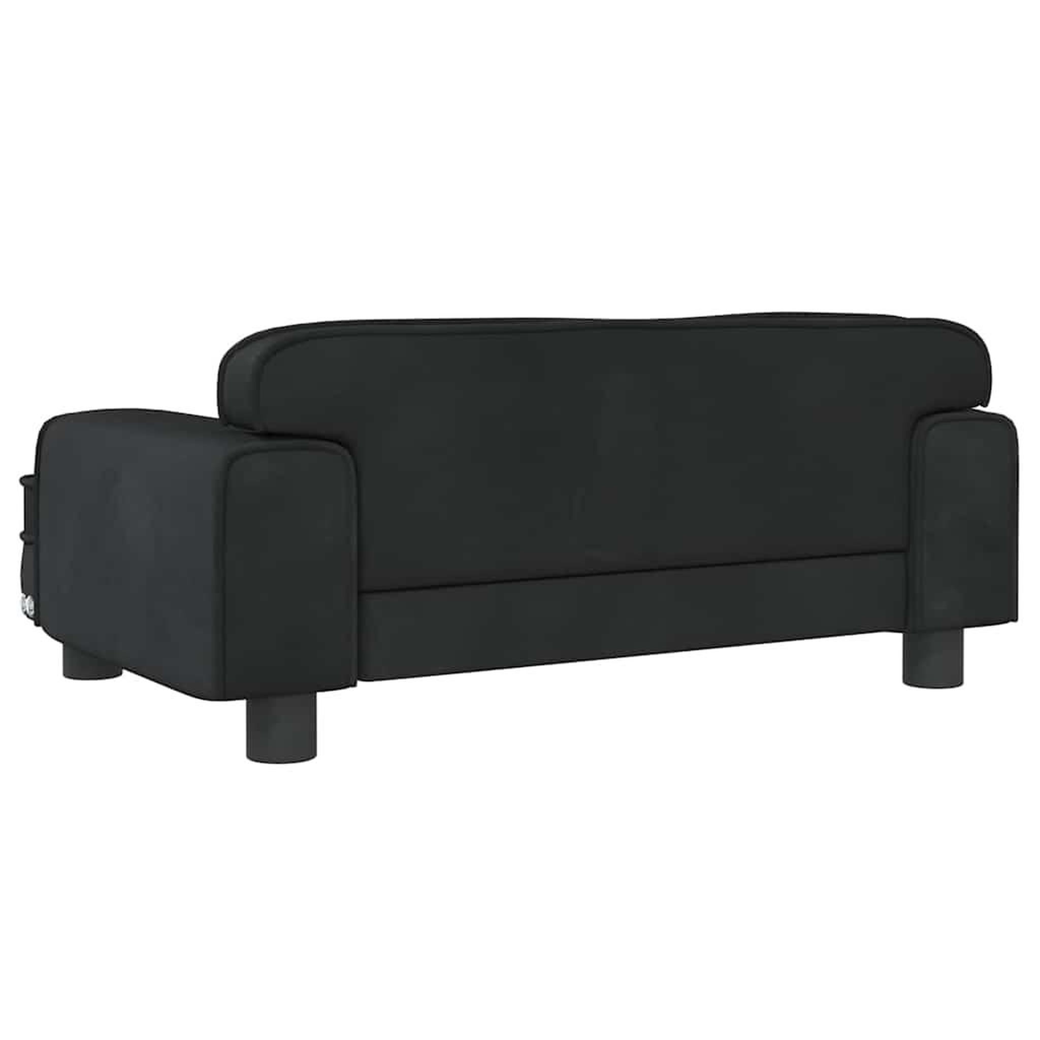 Voir la diapositive 5 : VIDAXL Lit pour chien noir 70x45x30 cm velours