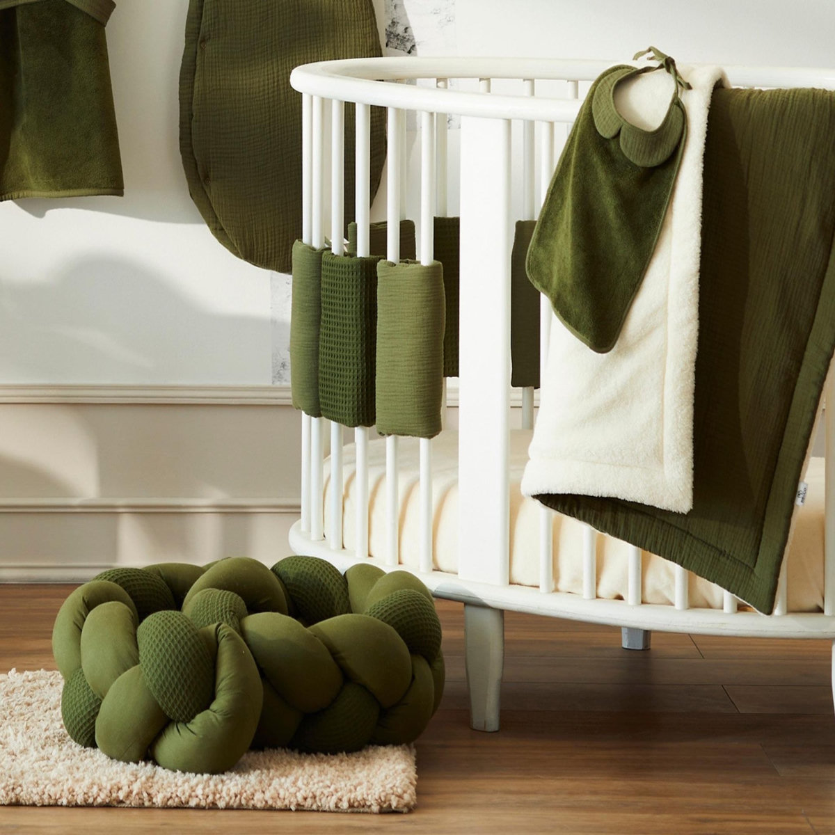 BB&CO Tour de lit bébé coton/polyester Mix and Match 10 pièces