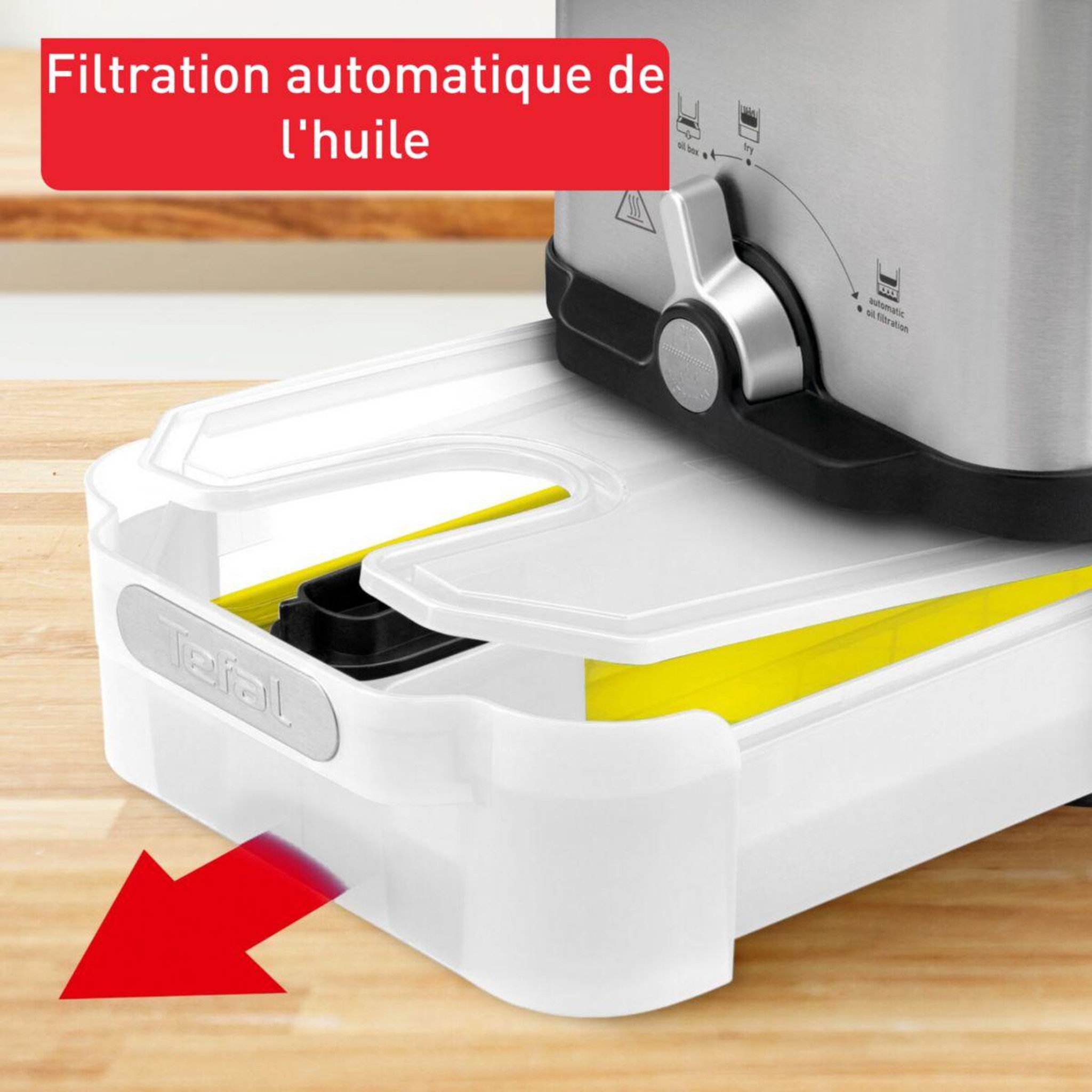 Voir la diapositive 3 : TEFAL Friteuse semi-professionnelle fr804110 oleoclean pro