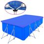 Voir la diapositive 3 : VIDAXL Couvertures de piscine 2 pcs PE Rectangulaire 90 g/m^2 400x207cm