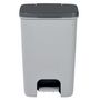 Voir la diapositive 3 : CURVER Curver Poubelle a pedale Essentials 40 L Gris clair