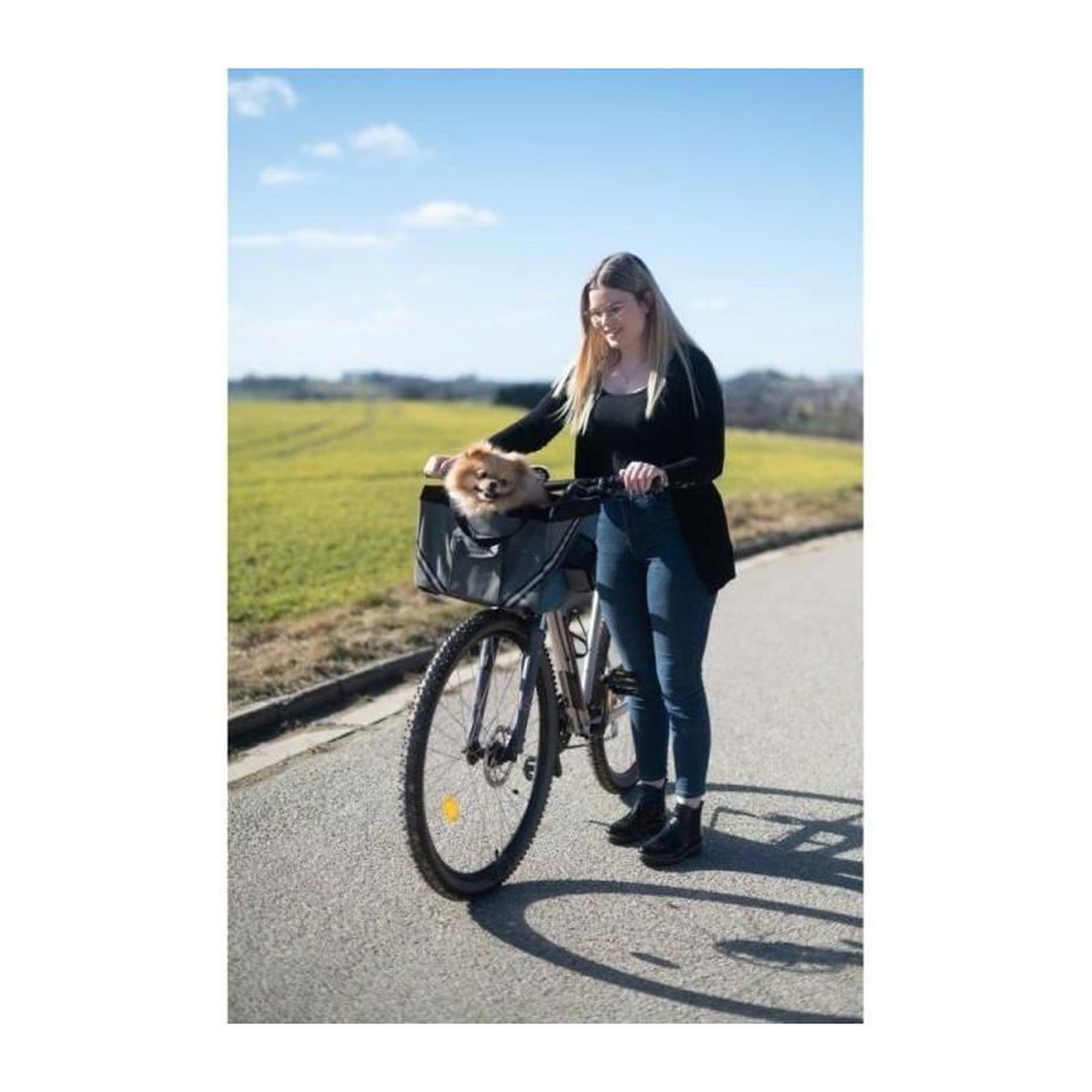 Voir la diapositive 4 : KERBL Sac a vélo - KERBL - Vacation - Gris/bleu - 38x29x25 cm