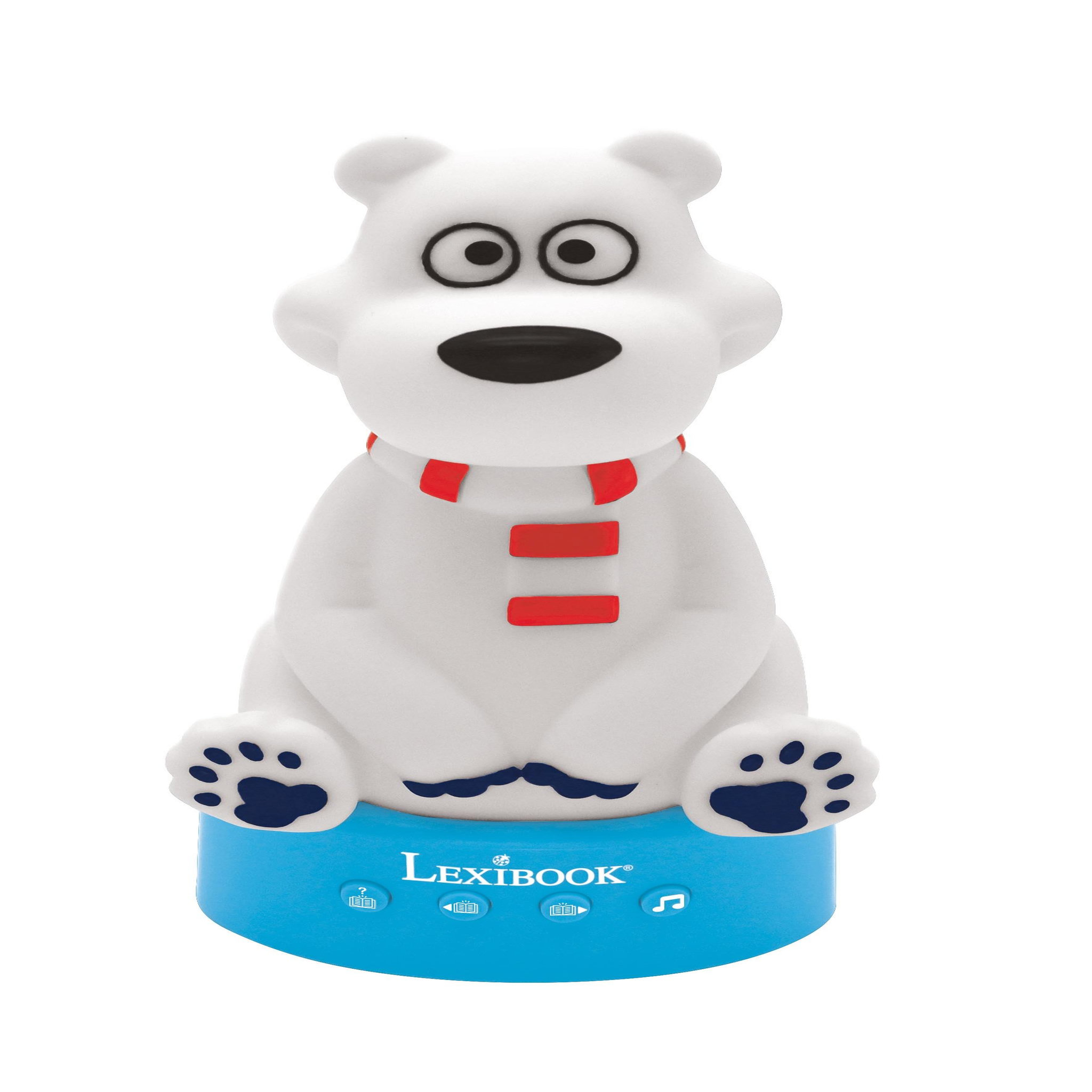 Lexibook Compteur d'histoires Ourson en 3D avec veilleuse (Français)
