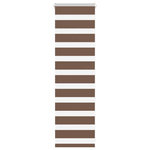 VIDAXL Store zebre marron 50x100 cm largeur du tissu 45,9 cm polyester