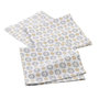 Voir la diapositive 1 : Paris Prix Lot de 3 Serviettes de Table  Floreor  40x40cm Gris