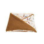 Petit Béguin Cache cou enfant en sherpa Lamascotte. Coloris disponibles : Marron