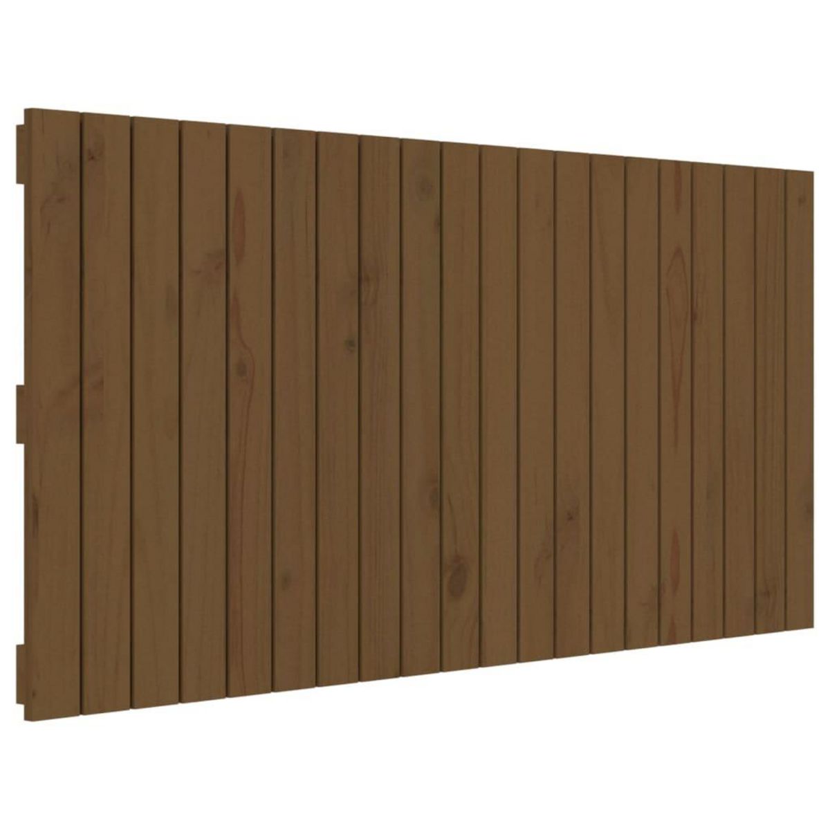 VIDAXL Tete de lit murale Marron miel 127,5x3x60 cm Bois massif de pin