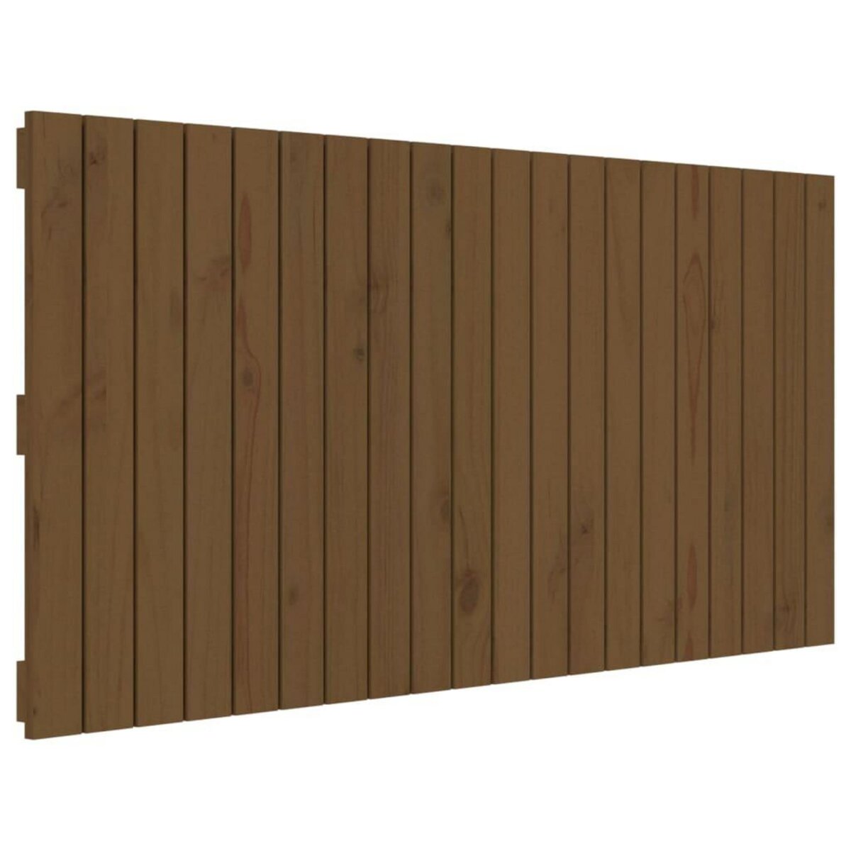 VIDAXL Tete de lit murale Marron miel 127,5x3x60 cm Bois massif de pin