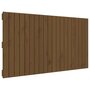 Voir la diapositive 2 : VIDAXL Tete de lit murale Marron miel 127,5x3x60 cm Bois massif de pin