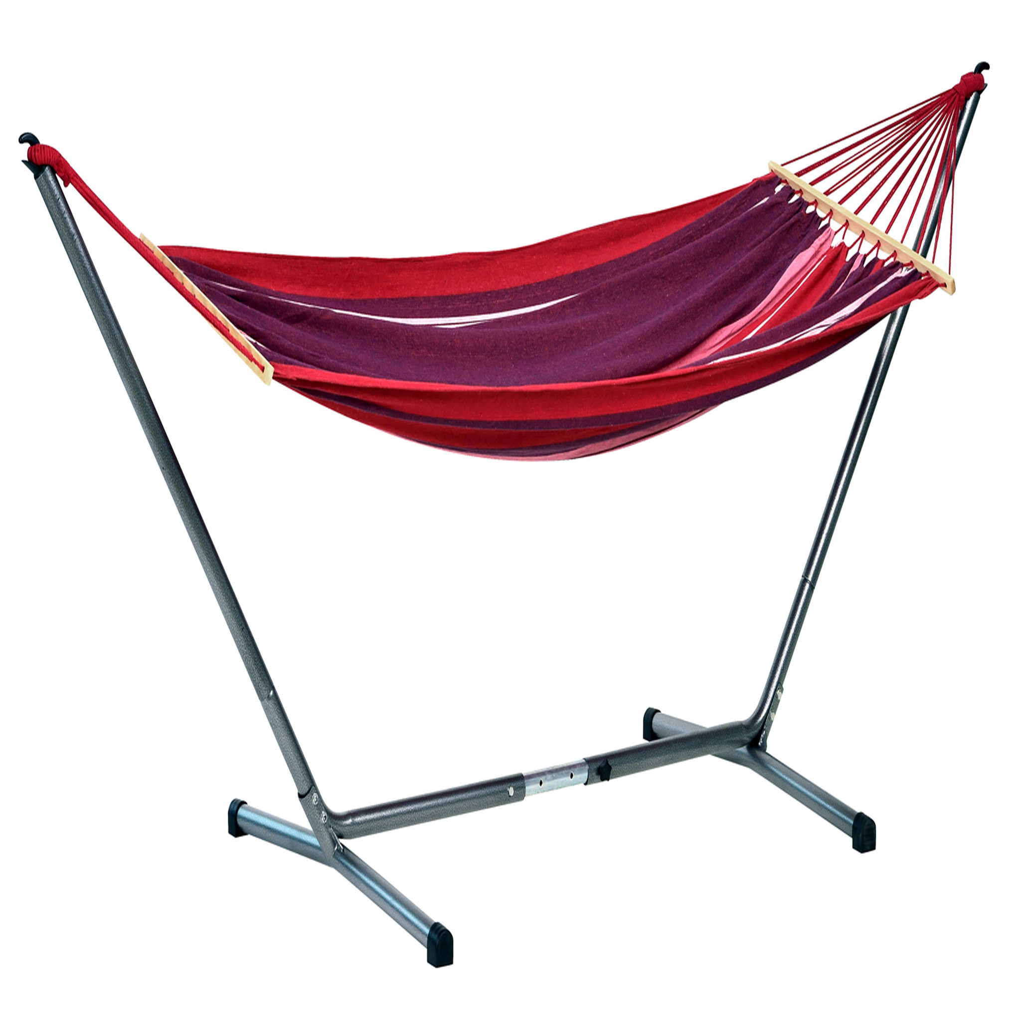 Voir la diapositive 2 : Hamac multicolore avec support en métal Summerset 