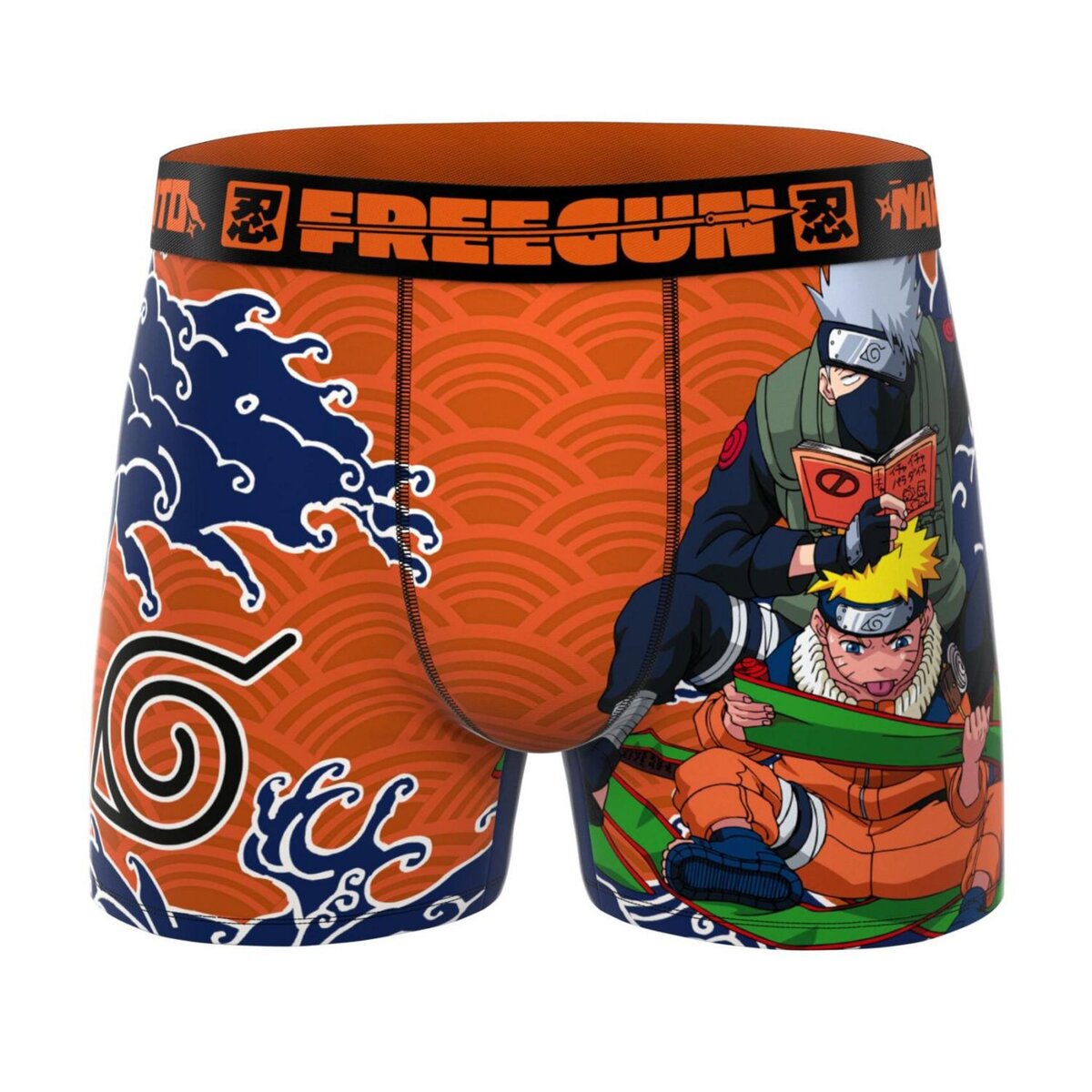 FREEGUN Lot de 3 boxers enfant Naruto Classic