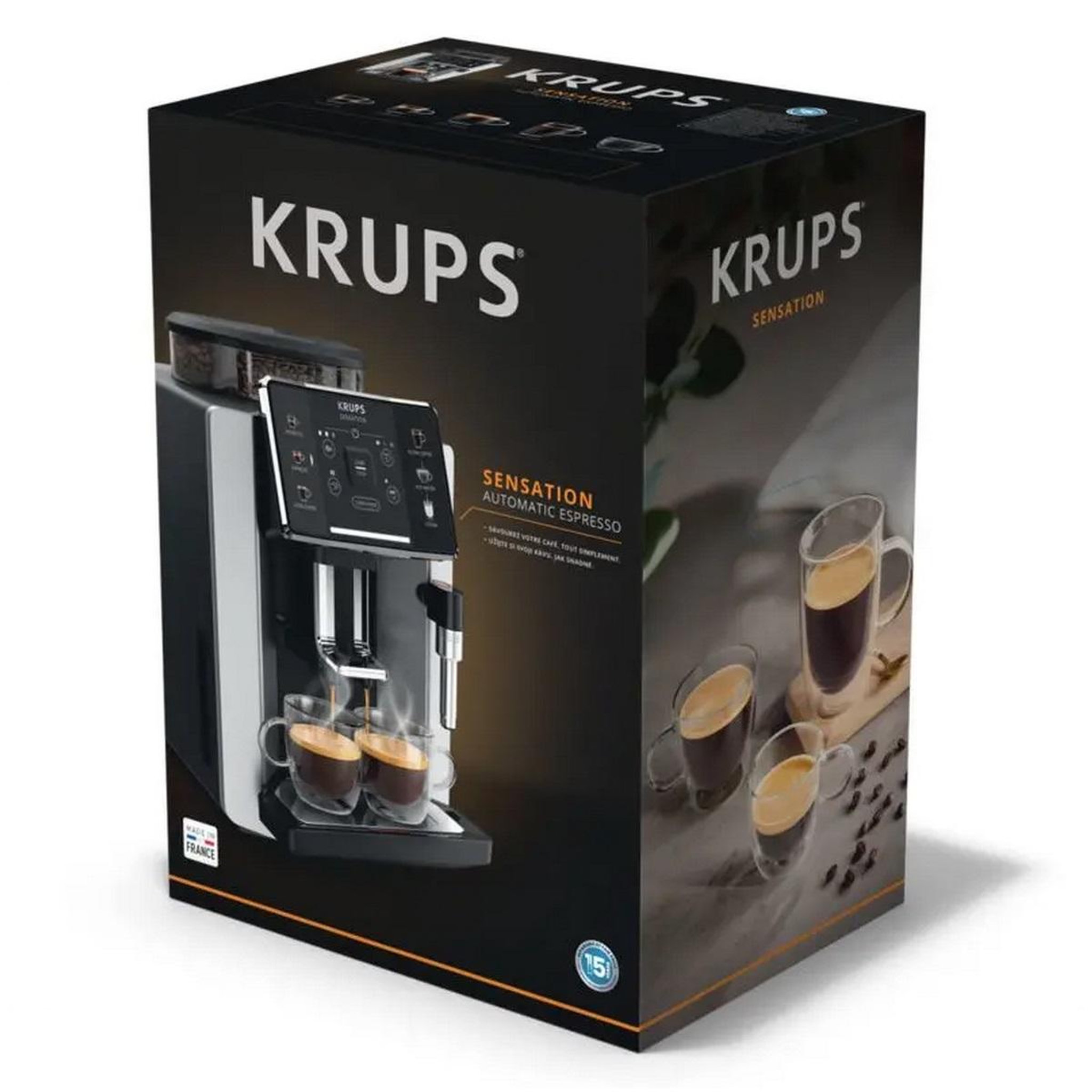 Voir la diapositive 6 : KRUPS Robot café 15 bars noir - ea910a10