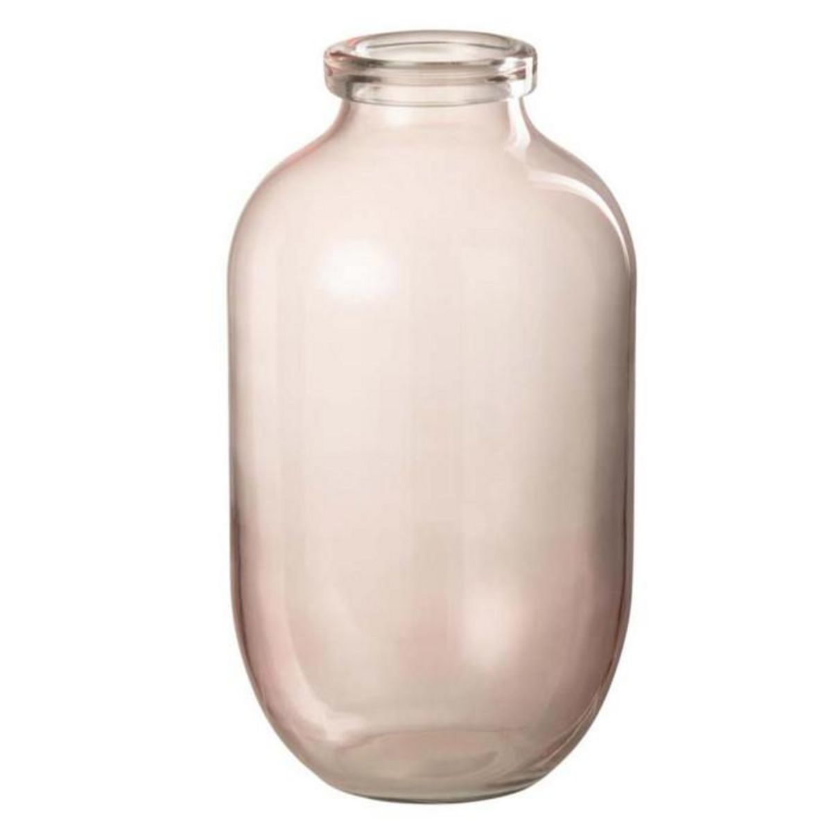 Paris Prix Vase Design en Verre  Bruni  35cm Rose Clair
