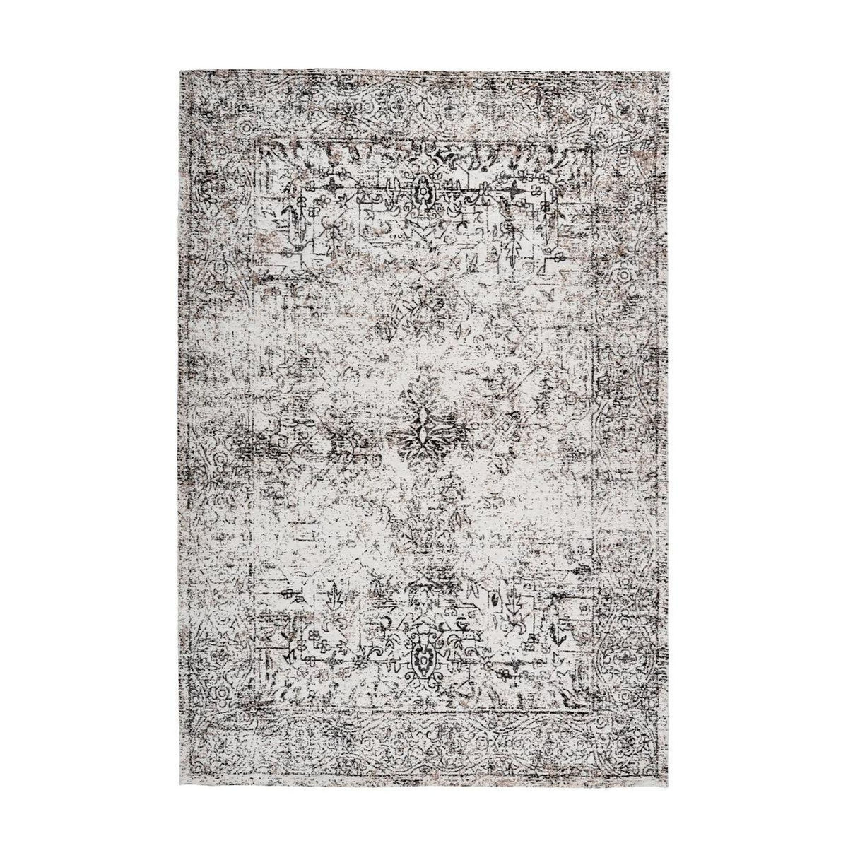 Paris Prix Tapis Vintage à Poils Courts  Iglesia  Anthracite