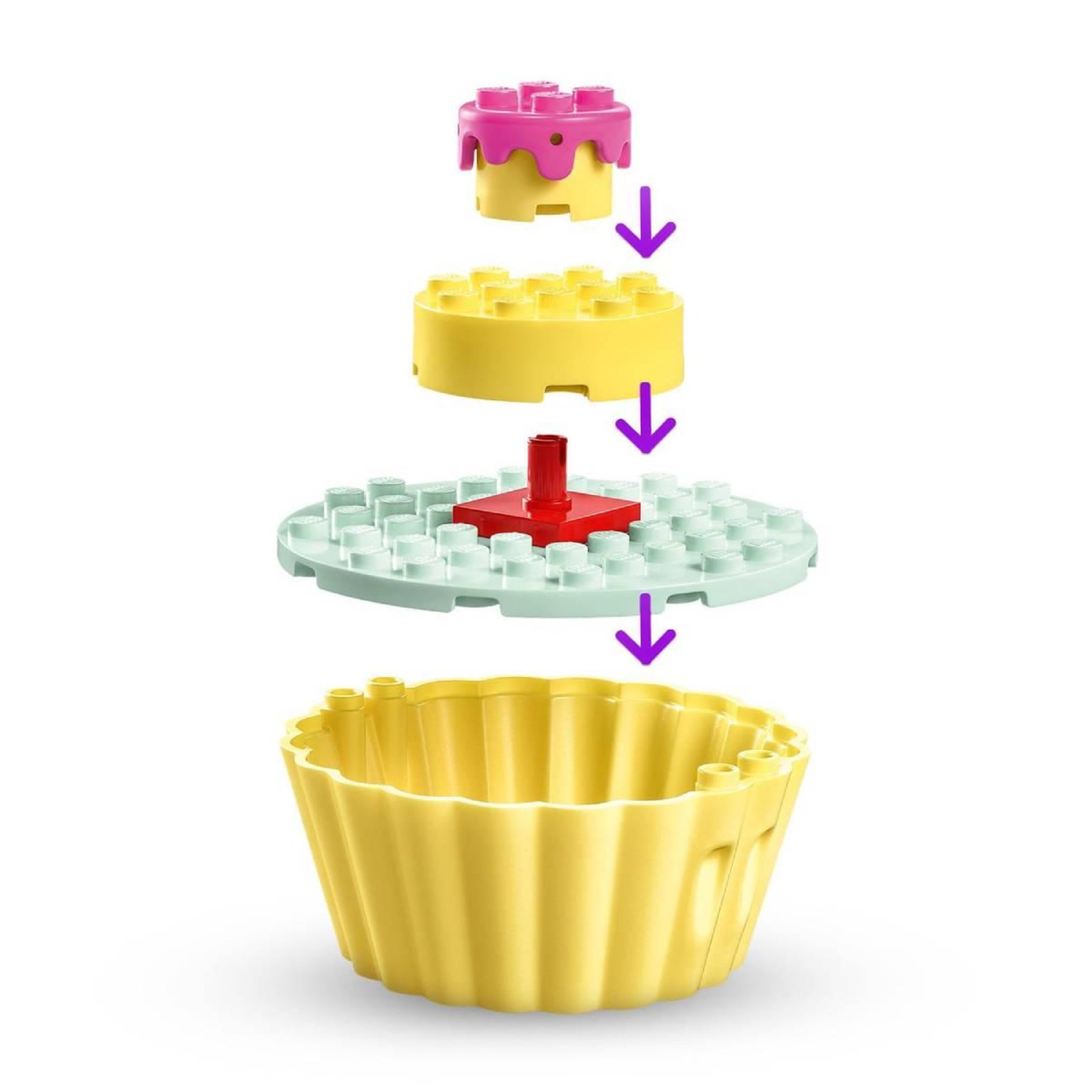 Voir la diapositive 5 : LEGO Gabby et la maison magique 10785 - Praline et P'tichou S'Amusent, Jeu avec Figurines Gabby et le Chat, Cuisine avec Cupcake et Accessoires, Jouets pour Filles et Garçons Dès 4 Ans