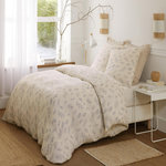 BATON ROUGE Parure housse de couette 100% gaze de coton imprimé liveo. Coloris disponibles : Multicolore