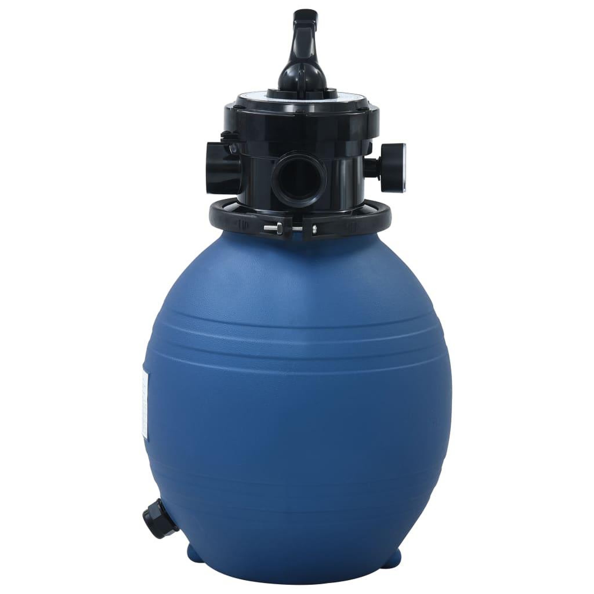 Voir la diapositive 2 : VIDAXL Filtre a sable pour piscine avec vanne 4 positions bleu 300 mm