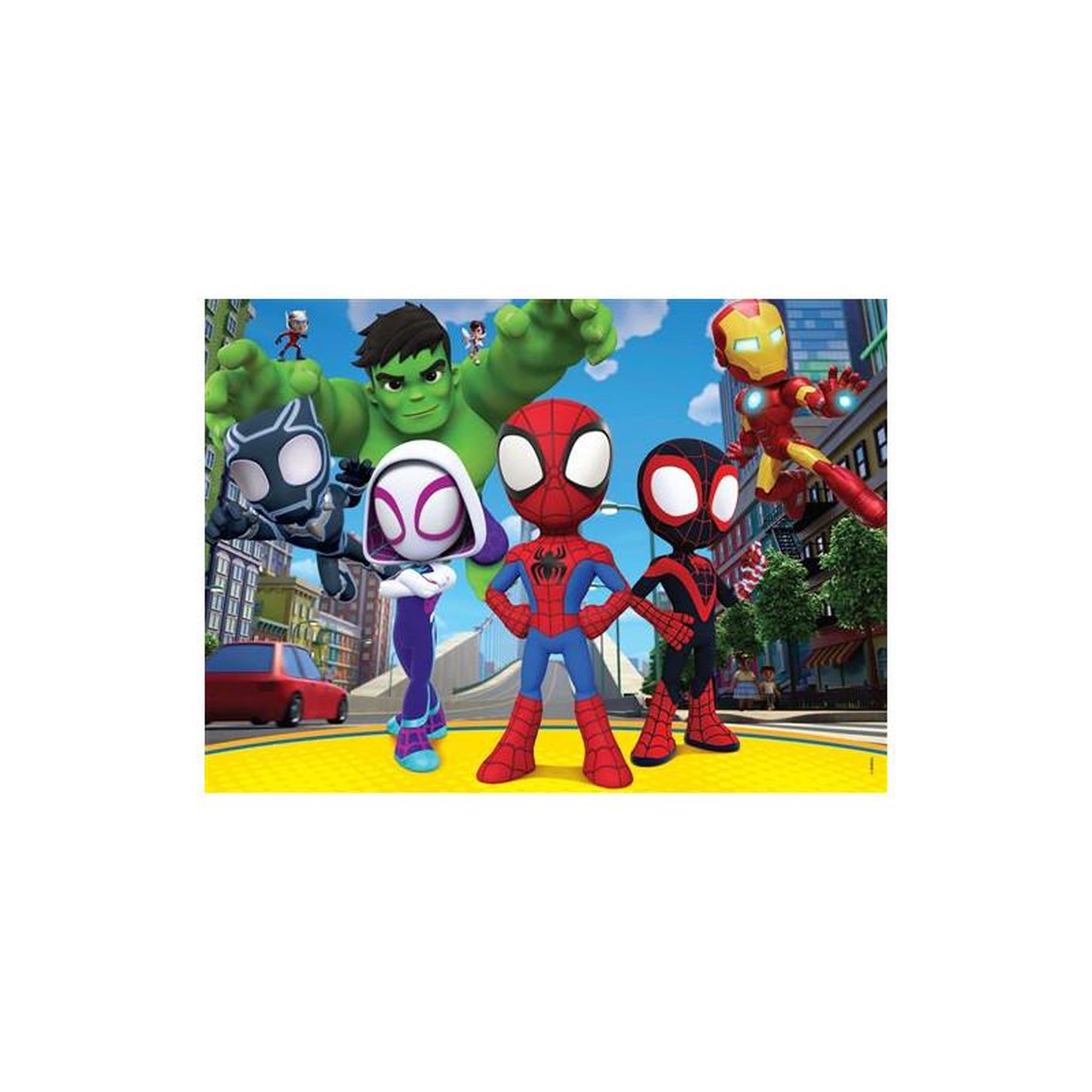 Nathan Puzzle éducatif enfant 45 pièces Spidey Marvel univers dessin animé – Nathan