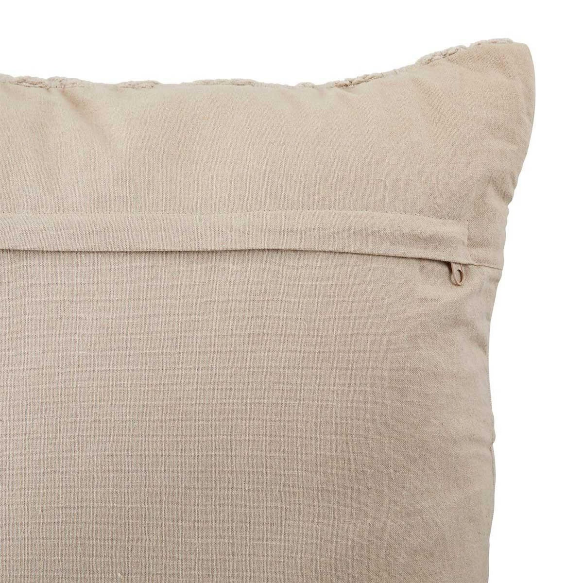 ATMOSPHERA Coussin Déco Jacquard  Lethon  50x50cm Beige Lin