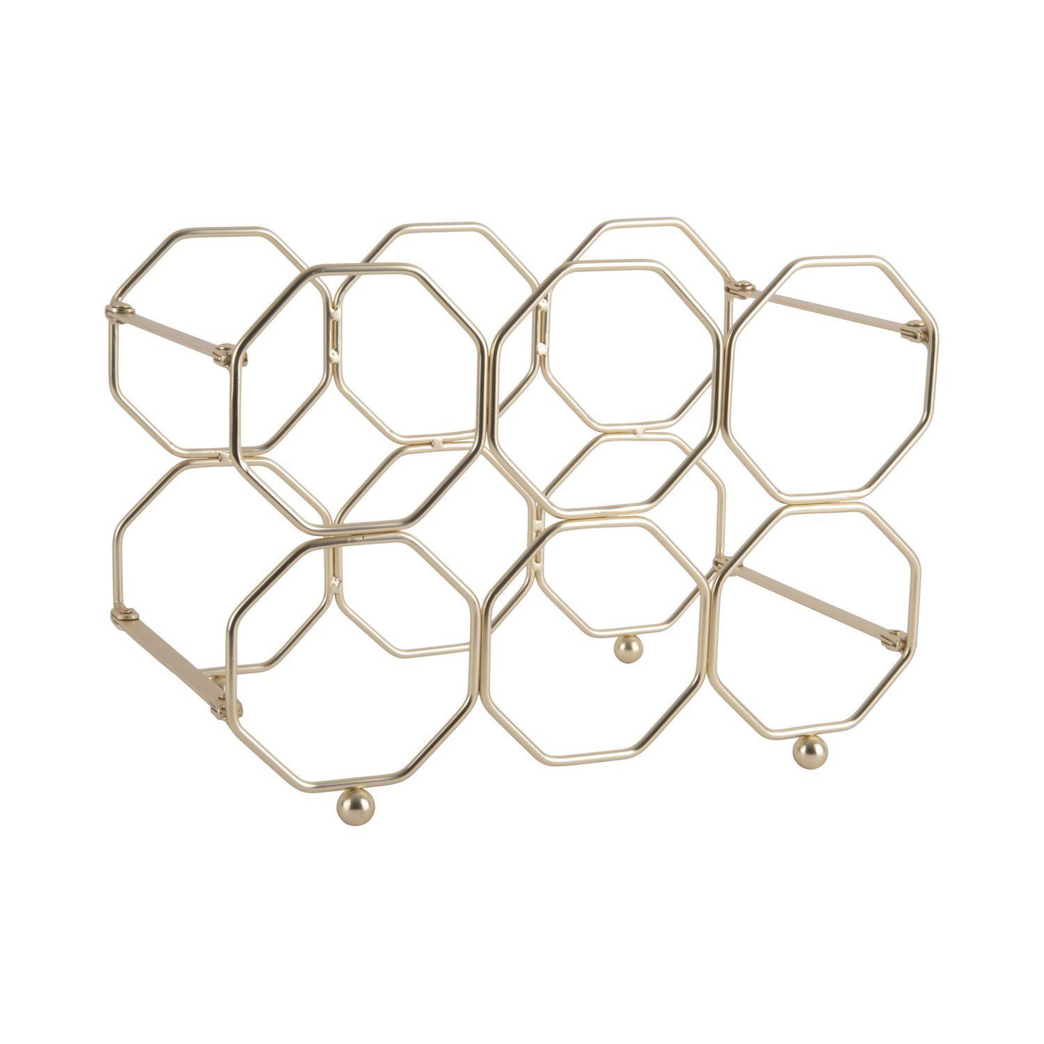 PRESENT TIME Range bouteille pliable design métal honey. Coloris disponibles : Jaune