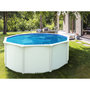 Voir la diapositive 1 : trigano Piscine hors sol acier ronde 4,85 x 1,20m SAPHIR