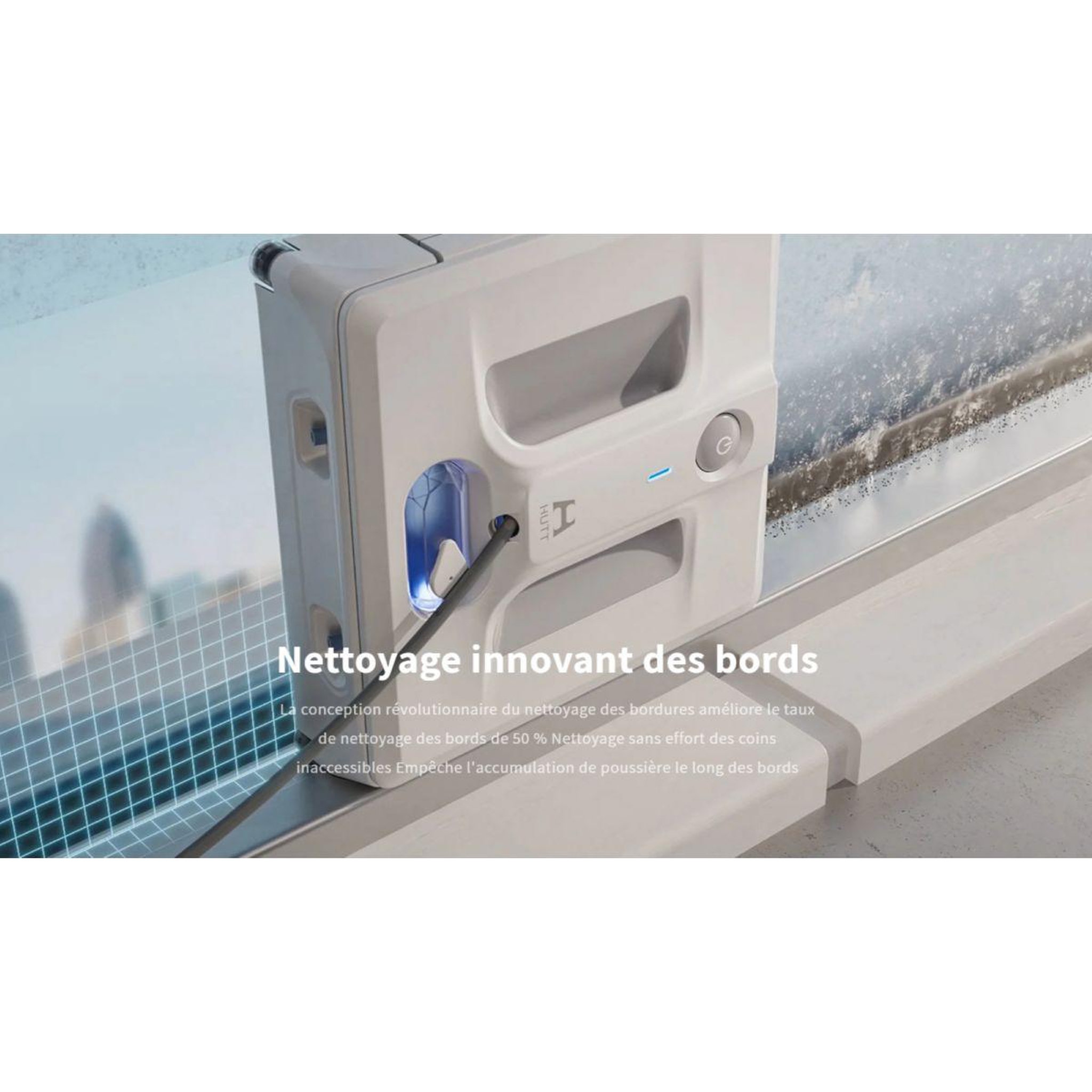 Voir la diapositive 5 : HUTT Robot lave-vitre - HUTT A1 - 150 ml - Blanc