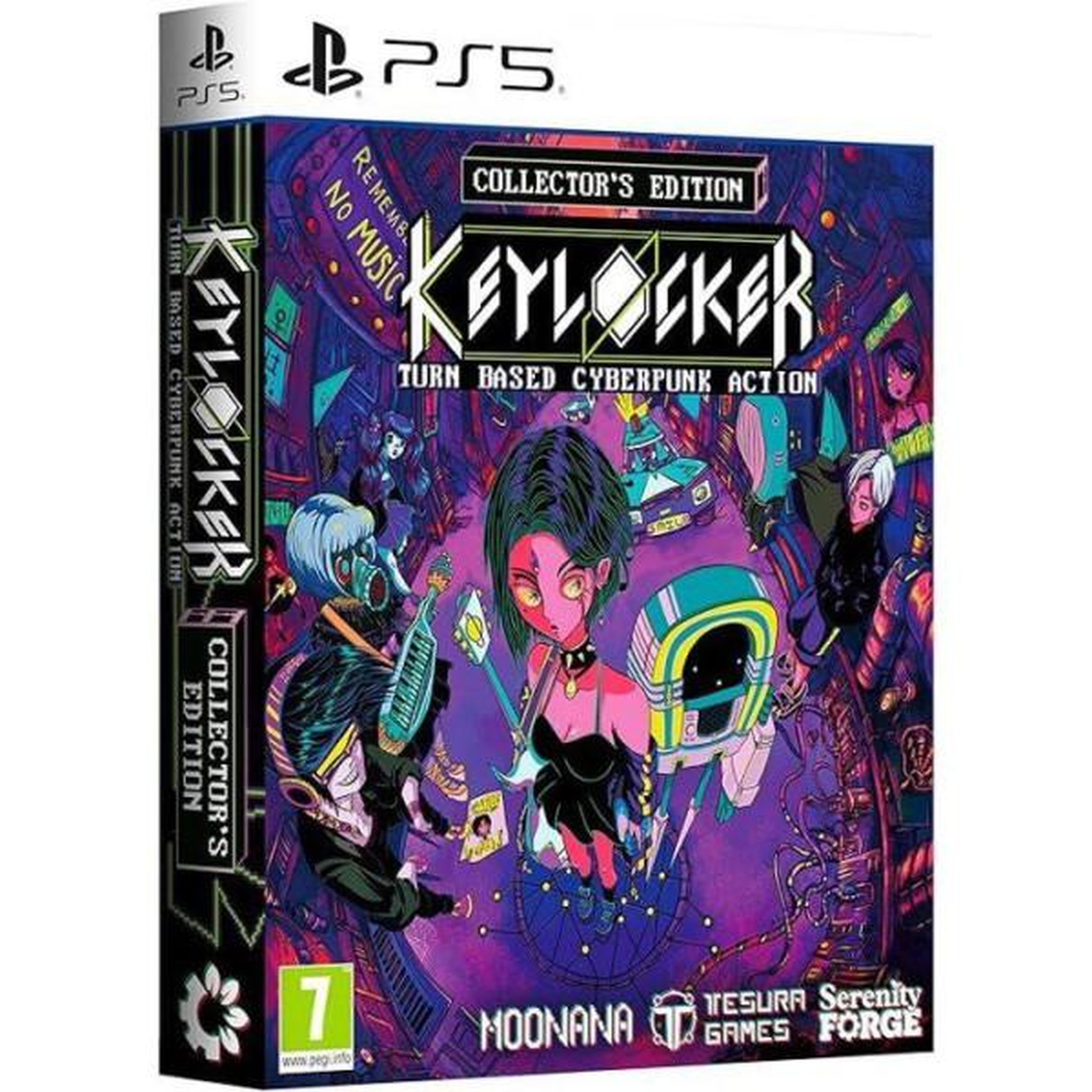 Just for games Keylocker | Turn Based Cyberpunk Action - Collector's Edition - Jeu PS5