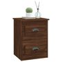 Voir la diapositive 4 : VIDAXL Table de chevet murale chene marron 41,5x36x53 cm