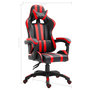 Voir la diapositive 6 : VIDAXL Chaise de jeu Rouge Similicuir