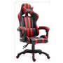 Voir la diapositive 6 : VIDAXL Chaise de jeu Rouge Similicuir