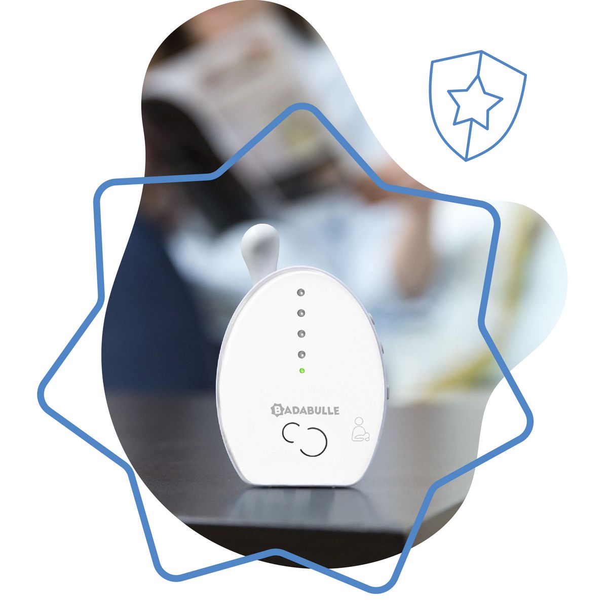 BADABULLE Ecoute-bébé babyphone online 500m 