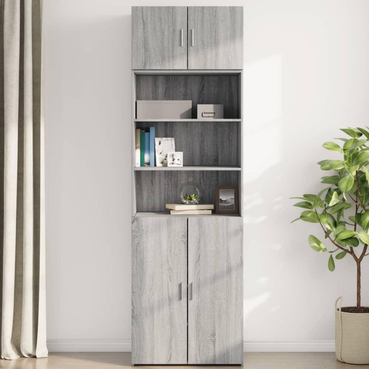 VIDAXL Armoire murale sonoma gris 70x42,5x40 cm bois d'ingenierie