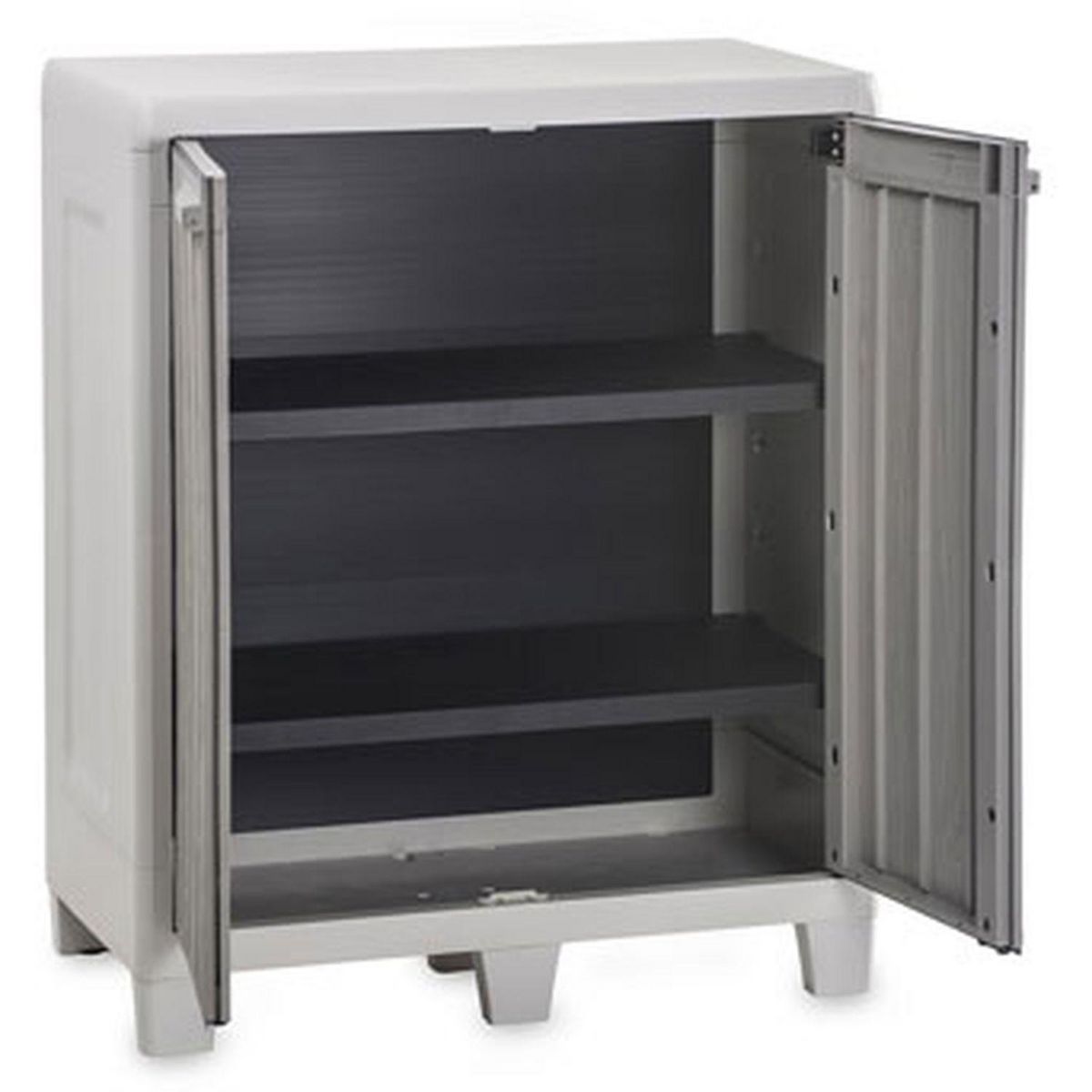 TOOMAX Armoire de jardin résine - Gris Anthracite - 350L - FLORIDA XL