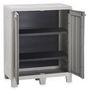 Voir la diapositive 3 : TOOMAX Armoire de jardin résine - Gris Anthracite - 350L - FLORIDA XL