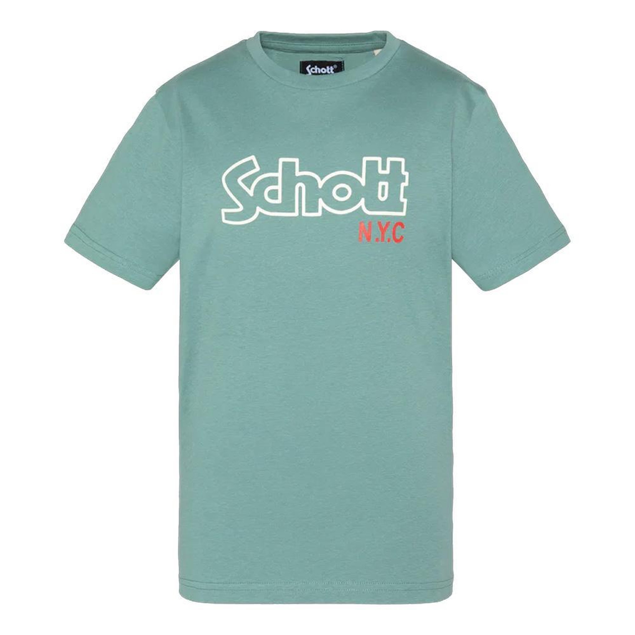 Voir la diapositive 1 : Schott T Shirt /Bleu Garçon Schott VINTAGE