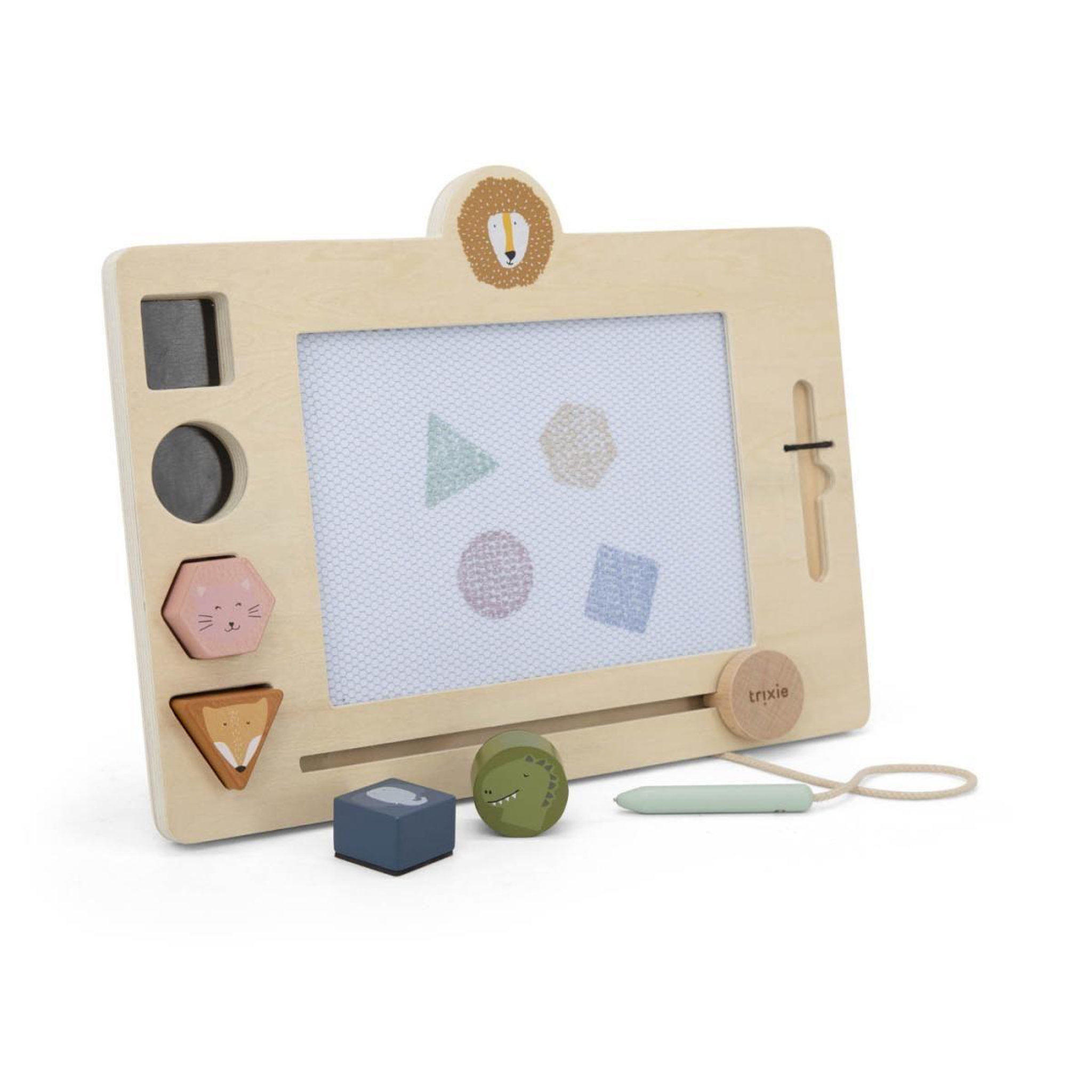 Voir la diapositive 2 : Trixie Tableau magique couleur en bois