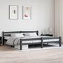 Voir la diapositive 2 : VIDAXL Cadre de lit sans matelas gris fonce pin massif 200x200 cm