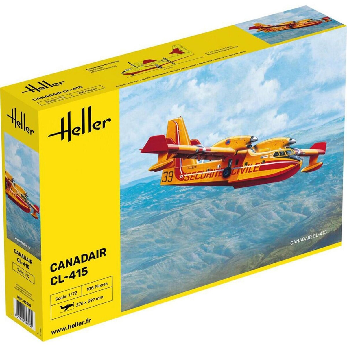 Heller Maquette avion : Canadair CL 415