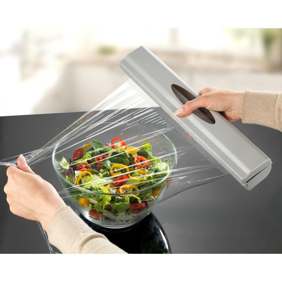 Wenko Dérouleur de film alimentaire - Gris